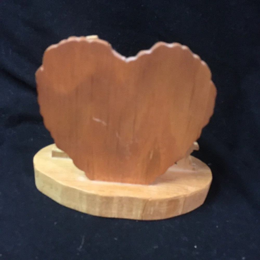 Sweethearts Silhouette Handcrafted Wood Valentine Decor